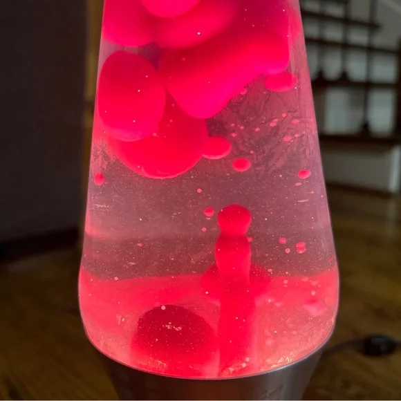 Lava Lamp Vinatge‎ Purple Pink Starlite Base Lamp See Pictures and Video